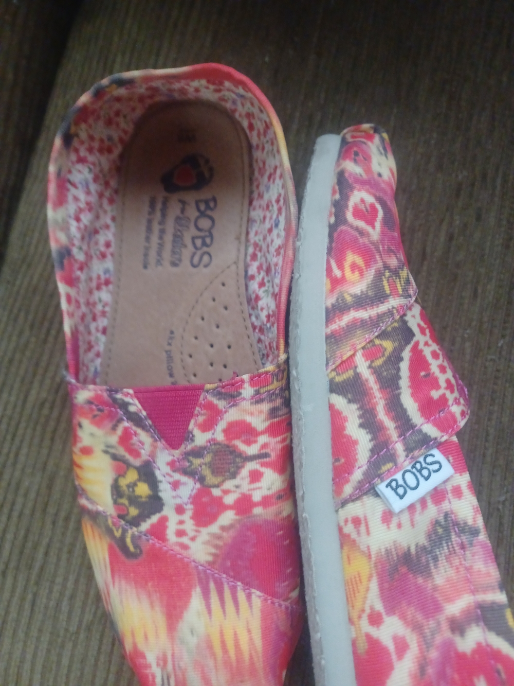 Skechers by Skechers Kids' Pink Patterned Slip-On Shoes